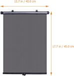 2pcs Car Window Curtains Sunshade 40x45cm Side Window Covers UV Protection for Safety and Heat Blocking Sunshade for Vehicle Interior - Image 2