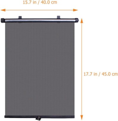 2pcs Car Window Curtains Sunshade 40x45cm Side Window Covers UV Protection for Safety and Heat Blocking Sunshade for Vehicle Interior - Image 2