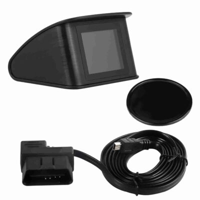 Heads Up Display, P10 Universal Car HUD OBD2 Speed Warning RPM Fuel Consumption Projector - Image 7