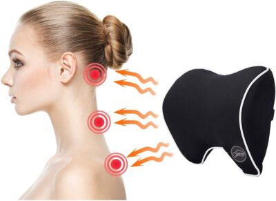 Car Neck Support Pillow for Neck Pain Relief When Driving,Headrest Pillow for Car Seat with Soft Memory Foam – Black - Image 3