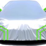 Car Cover Compatible with Buick Special Y-Body 1961-1963,Heat-Insulating, dust-Proof, Sun-Proof, All-Weather Protection Outdoor car Cover (Silver Green)