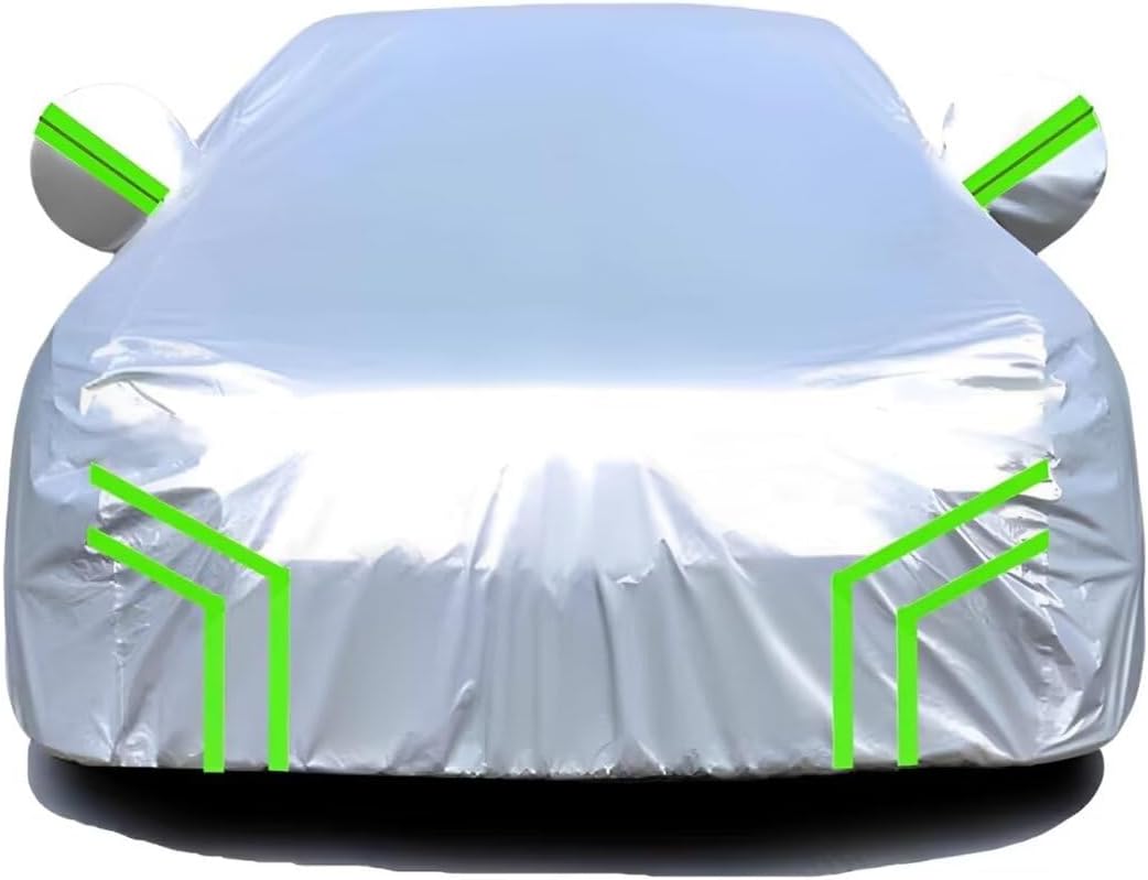 51zg4AdyntL._AC_SL1080_.jpg Car Cover Compatible with Buick Special Y-Body 1961-1963,Heat-Insulating, dust-Proof, Sun-Proof, All-Weather Protection Outdoor car Cover (Silver Green) - Image 1