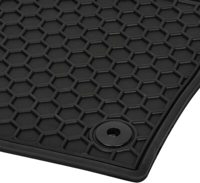 Car Floor Mats Custom Fit for Chevrolet Tahoe/GMC Yukon 2015-2020 Chevy Black Rubber All Weather Protection Auto Floor Liners Heavy Duty Odorless - Image 2