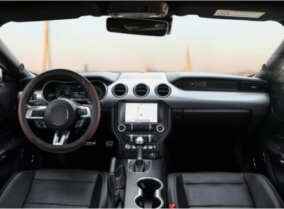 West Llama Car Steering Wheel Cover for Ford Escape,Explorer,Fusion,Focus,Bronco,Transit,Edge(Diamond Quilted - Black+Red- Standard Size) - Image 4