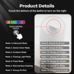 14 in 1 Modes Car USB Night Light, 7 Colors Touch Adjustment LED Ambient Lighting USB Automotive Interior Night Lamps, Mini LED Bulb for Car, Camping, Holiday Decoration, Bedroom, Party(2Pcs) - Image 3