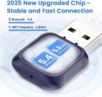 CarlinKit Mini Ultra 2-in-1 Wireless Android Auto for Android 11+ & Wireless CarPlay Adapter for iOS 10+, USB-C/A, Plug & Play, Low Latency, Mini USB Design for OEM Cars, Dark Blue - Image 7