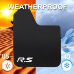 XUKEY 4pcs Black Universal Mudflaps for Car Pickup SUV Van Truck Front Rear Mud Flaps Splash Guards Fender Flares Mudguards with Hardware - Image 4