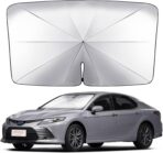 Foldable Windshield Sun Shade Umbrella Reflective Car Window Cover with Bendable Handle, Heat Blocker for SUV, Truck, Sedan Ideal Gifts for Men & Women - Image 8