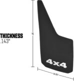 RoadSport 4320 'C' Series Universal Fit Premiere Splash Guard (Black with 4 x 4; 18" Height x 10-3/8" Wide) - Image 7