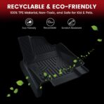 LASFIT Floor Mats for Toyota Tacoma 2024 2025 2026 Double Cab Auto Tran (Not fit Hybrid) All Weather Floor Liner for Tacoma TRD/SR/SR5/limited TPE Custom Fit Car Mats Front&Rear 2 Row Mats - Image 5