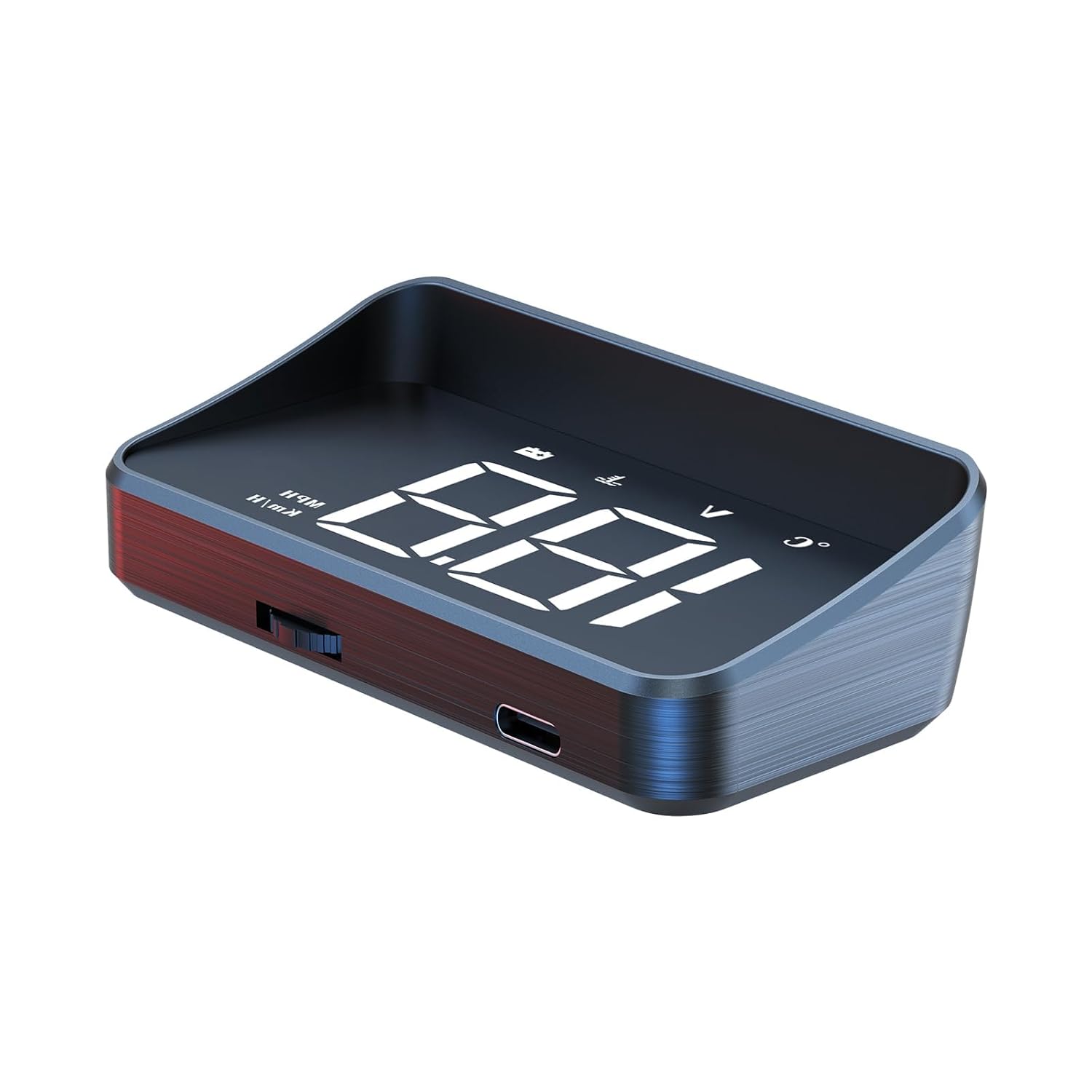 61-MZUuxxpL._SL1500_.jpg Heads up Display for Cars Car HUD M4, Digital Speedometer for Car OBD2 Speedometer with Speed, Voltage, Water Temperature, etc., Suitable for Some Vehicles' speedometers after 2009 - Image 1