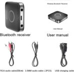 SONRU Bluetooth 5.3 Adapter Hi-Fi Equipment for Car Wireless Audio Receiver with 3.5mm AUX RCA Cable, Noise Cancellation, Dual AUX Outputs for Home Speakers Wired Headphones - Image 7