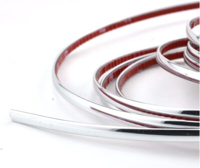 Lunsom Custom Most Chrome Plated Decoration Trim Strip Line, Car Door Fender Interior DIY Moulding Trimming Strip for Most Vehicle (12M x 6MM) - Image 3