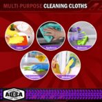 AIDEA Microfiber Cleaning Cloth, 50PK, Microfiber Towels for Cars, Premium Wash Cloths, Dusting Cloth Cleaning Rags, Absorbent Towels for SUVs, House, Kitchen, Window, Cleaning Supplies12×12" - Image 7