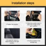 Hanemia Car Trunk Organizer, Backseat Hanging Storage with 4 Large Pockets, Collapsible Cargo Bag with Adjustable Straps Frees Trunk Floor, Sturdy Space Saving Expert for SUV, Truck, Van (Pink) - Image 5