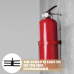 Car Fire Extinguisher Strap with Base Portable Fire Extinguisher Mount for Vehicle Compatible with Auto Truck Safety - Image 5