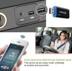 USB Bluetooth Receiver Adapter, Wireless Audio Adapter Car Kit Music Receiver for Home Stereo/Car Stereo Sound System Speakers with 3.5mm Cable.(Aux in) (Yet-M1) - Image 3