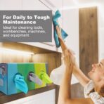 Microfiber Cleaning Cloth, 150 Pack Reusable Paper Towels Microfiber Towels for Cars Lint Free Washable Tissues Shop Rags with Dispenser Box for Home Kitchen Automotive, 11"x 9", Multicolor - Image 6