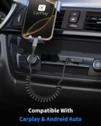 Coiled USB A to USB C Cable for Car, 2 Pack Type C Charger Fast Charging Cable 3FT, USB to USBC Cable for Carplay, Android Auto, iPhone 17 16 15 Pro Max, Samsung Galaxy S25 S24 S23 Ultra - Image 2