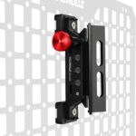 Rigid MOLLE Panel Fire Extinguisher Mount – Quick Release Fire Extinguisher Bracket with 4 Adjustable Clamps, Fits MOLLE Panels for Vehicles