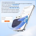 CarlinKit Mini Ultra 2-in-1 Wireless Android Auto for Android 11+ & Wireless CarPlay Adapter for iOS 10+, USB-C/A, Plug & Play, Low Latency, Mini USB Design for OEM Cars, Dark Blue - Image 5