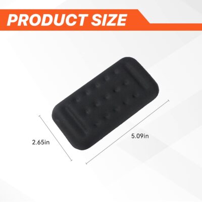 2PCS Car Arm Rest Elbow Pads, Memory Foam Pressure Relieving Car Arm Rest Pad, Comfortable Car Arm Rest Cushion Pad, Universal Car Door Armrest Pad Car Interior Accessories (Black) - Image 3