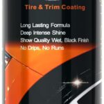 Nick's Professional Supplies High Gloss Tire Shine (1 Pack) - Long Lasting Tire Care - Your Ultimate Wet Tire Shine Spray for a Black Finish Shine on Ceramic Coating for Cars, Trucks, Motorcycles.
