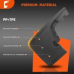 Upgraded Mud Flaps Fit for Ford F150 2026 2025 2024 2023 2022 2021, Mud Flaps for Pickup Trucks Splash Guard Compatible with 2025 Ford F150 Accessories, No Drilling Mud Gards Mudflaps, Set of 4 - Image 7