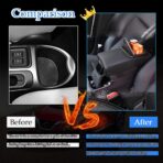 Car Center Console Pad with Front Storage Pocket for Phone,PU Leather Armrest Cushion with Cup Holder,Elbow Rest Pillow,Universal Car Armrest Seat Box Cover Protector for Most Vehicles - Image 6