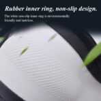 Car Steering Wheel Cover with Durable PU Leather, Universal 18 inch Fit for Car Truck SUV, Breathable Anti Slip Auto Steering Wheel Covers for Men and Women - Image 4