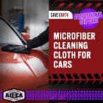 AIDEA Microfiber Cleaning Cloth Black 50PK, Microfiber Towels for Cars, Premium Car Cloths, Dusting Cloth Lint Free Cleaning Rags for SUVs, House, Kitchen, Window, Workshops,12×12" - Image 4
