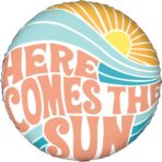 Here Comes The Sun Spare Tire Covers Wheel Protector for Truck, SUV, Trailer, Camping, Rv Tire Covers 14 Inch