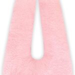 Travel Pillow, Car Pillow for Kids & Adults - Ergonomic Travel Pillows Sleeping Aid for Neck & Body Support, Car Travel Essentials Pillow on Road Trips-Pink