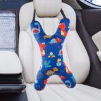 Car Travel Pillow for Kids Adults X-Shaped Car Sleeping Head Support Soft Neck Pillow Head and Body Support Travel Pillow Cushion for Car Seat Pillow Car Aircraft Travel Pillow Headrest for Road Trips - Image 2