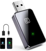 Wireless CarPlay Adapter for iPhone 2025 Upgraded, for Apple CarPlay Wireless Adapter, Plug and Play, Convert Wired Carplay for iOS 10+