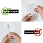 4x6 Acrylic Picture Frame Double Sided Clear Magnetic Photo Frames Free Standing Desktop Display - Image 4