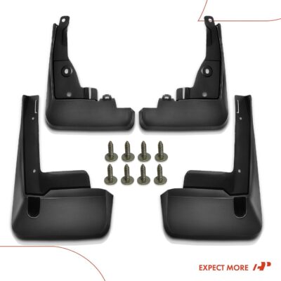 A-Premium Set of 4PCS Mud Flaps Splash Guards Mudguards Mudflaps with Hardware Kits Accessories Compatible with Toyota Corolla Sedan 2020-2024, Front and Rear (Driver and Passenger Sides) - Image 8