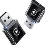 JDG Wireless CarPlay Adapter, Converts Wired CarPlay to Wireless, for Cars with Built-in Wired Apple Carplay, Super Mini USB Design Car Play Adapter for iPhone, (Black)