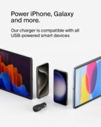 Belkin BoostCharge 42-Watt Dual Port Fast Car Charger w/30W USB-C & 12W USB-A Ports for iPhone 16, 16 Pro, Galaxy S25, S24, Pixel 9 & 8, Nintendo Switch 2 & More - Black - Image 3