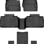 WeatherTech Custom Fit FloorLiners for Ford Explorer, Explorer ST, Explorer Hybrid - Full Set (4417161-441575-2-5), Black