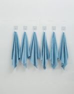 6 Pack Microfiber Glass Cleaning Cloth, 16 Inch X 16 Inch, Lint Free Quickly Clean Window, Glasses, Windshields, Mirrors, and Stainless Steel, Blue - Image 6