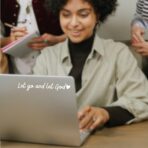 3 PCS Let Go and Let God Car Decals, Vinyl Decals for Cars, Rearview Mirror Stickers, Automotive Decals, Cute Car Accessories for Women Interior Extetior, Cute Decor for Vehicles Fits Most (White) - Image 5