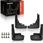 A-Premium Set of 4PCS Mud Flaps Splash Guards Mudguards Mudflaps with Hardware Kits Accessories Compatible with Toyota Corolla Sedan 2020-2024, Front and Rear (Driver and Passenger Sides)