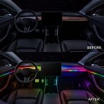 Dreamcolor Acrylic Interior Car LED Strip Light 29.5-inch, Fits Dreamcolor Main & Sub-Controllers - Image 4