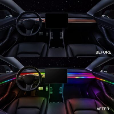 Dreamcolor Acrylic Interior Car LED Strip Light 29.5-inch, Fits Dreamcolor Main & Sub-Controllers - Image 4
