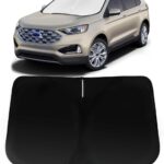 Windshield Sun Shade for Ford Edge 2007-2014, Car Front Window Sunshade with 240T Sun Visor Protector Blocks UV Rays Heat Sun Shield Accessories