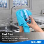 Microfiber Cleaning Cloth, 10 Pack Reusable Microfiber Towels for Cars Lint Free Cleaning Shop Towel Rags for Home Kitchen Automotive Bar Mechanic Restaurant Garage, 11.5"x 11.5", Multicolor - Image 5