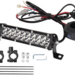 Dirt Bike Light Bar LED 60W 2500LM Motorcycle Headlight Kit Switch Universal for 7/8" Handlebars CRF110 CRF230F CRF250F TTR110 TTR110E 2008-2022 KLX110 KLX140 RM85 RMZ250 YZF450 All Years Pit Bike