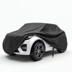 Large Kids Ride-On Toy Car Cover, Outdoor Wrapper Resistant Protection for Electric Battery Powered Children Wheels Toy Vehicles-Universal Fit, Water Resistant, UV Rain Snow Protection (Black)