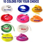 El Wire Ice Blue Interior Car LED Strip Lights, 5M Neon Wire USB 5V with Fuse Protection for Automotive Interior Decoration, with 6mm Sewing Edge - Image 6